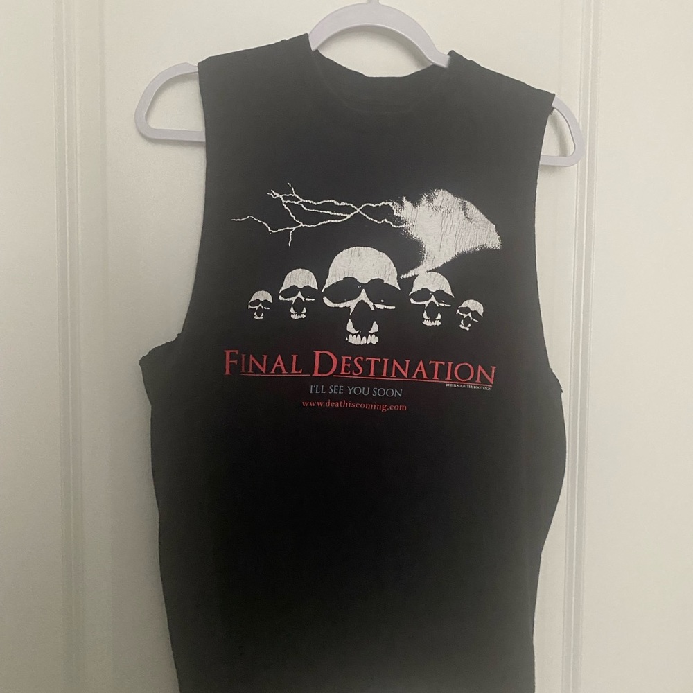 Final Destination Sleeveless Horror T-Shirt